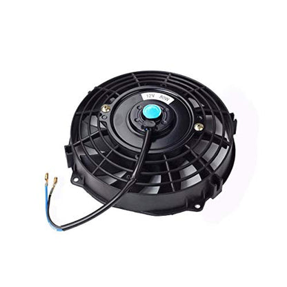 BLACKHORSE-RACING 7" Electric Radiator Fan High 3000 + CFM - size: 7 Inch