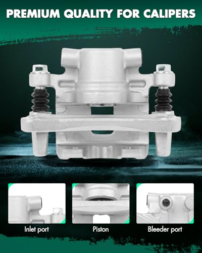 SCITOO Rear Left & Right Disc Brake Calipers With Bracket 18B5105 18B5104 - size: Rear[18B5105 & 18B5104]
