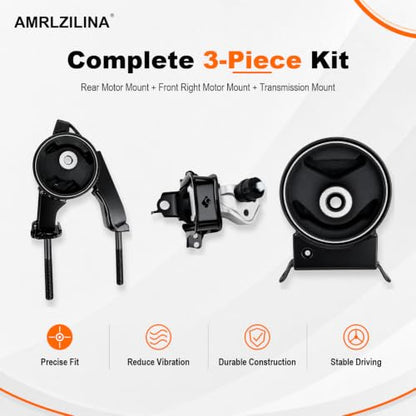 Engine Motor Transmission Mount Kit for Scion XA/XB 2004-2006 - size: 2000-2005 Toyota Echo 1.5L