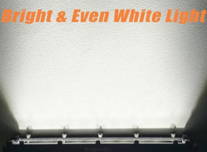Dirt Bike Light Bar, Plug-Play 6000K 7 Inch Dirtbike Headlight with Switch - color: (White) Light Bar with 12V Wiring and Switch