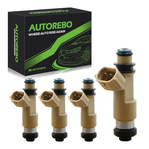 Fuel Injectors Set of 4 Compatible with Subaru Impreza 2005-2011 Forester 2005-2010 Saab 9-2X 2005-2006 2.5L H4 SOHC # Replace FJ858 16611AA680 842-12338 297-0006 16611-AA680 - size: 858