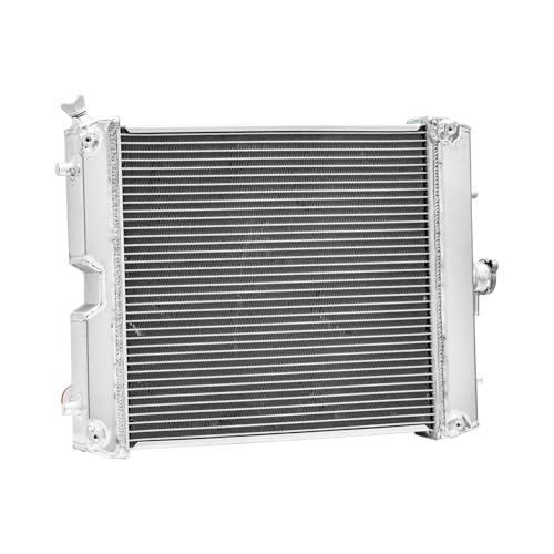 #TC420-16000 KiayUiey 2 Row Aluminum Radiator Fits for Kubota L3200 L3800 LX2610 LX3310 LX3520 Replacement Tractors Radiator for Kubota
