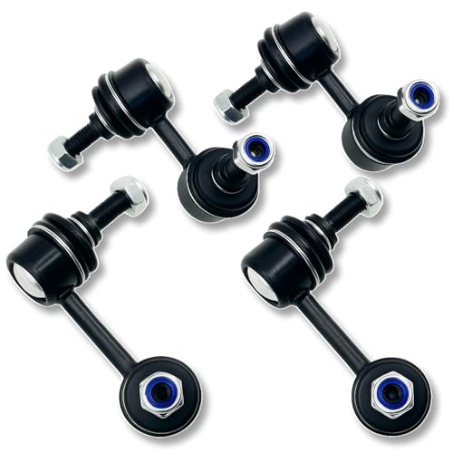 4Pc Front Rear Stabilizer Sway Bar End Links Fit for Honda 2001 2002 2003 2004 2005 Civic, Compatible With Acura 2001 2002 2003 2004 2005 EL K90452+K90453 K90454+K90455 - size: 4PC-K90452 K90454