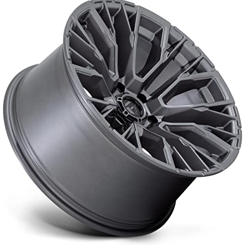 FUEL OFF-ROAD D848 REBAR 17X9, 6X5.5, 5.04, 1mm MATTE GUNMETAL - D84817908450 - color: MATTE GUNMETAL, size: 17X9,6X5.5,1mm