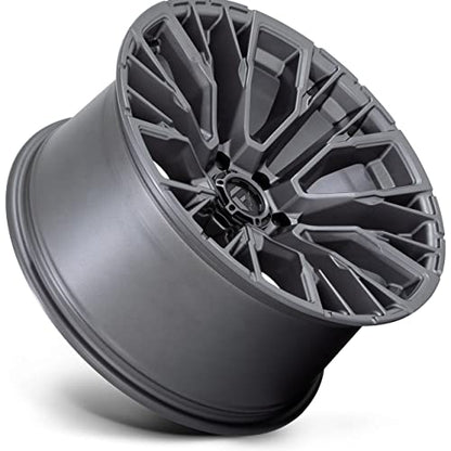 FUEL OFF-ROAD D848 REBAR 17X9, 6X5.5, 5.04, 1mm MATTE GUNMETAL - D84817908450 - color: MATTE GUNMETAL, size: 17X9,6X5.5,1mm