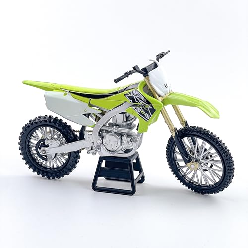 1:12 Scale Diecast Dirt Bike Motorcycle Model – Green Motocross Motorbike with Realistic Details, Alloy Body, Display Gift for Enthusiasts