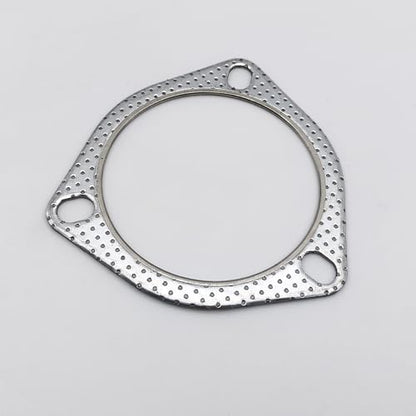 3.5 Inch Exhaust Gasket 3-Bolt 89mm Flange High Temperature Graphite - size: 3.5 in
