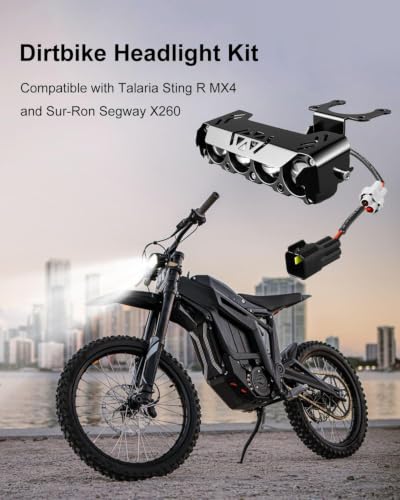 Four Bulbs Headlight Kit Fits for Talaria Sting R MX4 Sur-Ron Segway X260 - style: Four Bulbs and Protective Covers