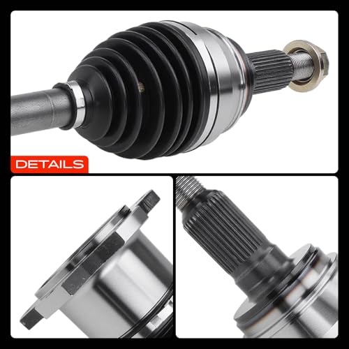 A-Premium Set of 2 Front CV Axle Shaft Assembly - style: Front Driver and Passenger Side