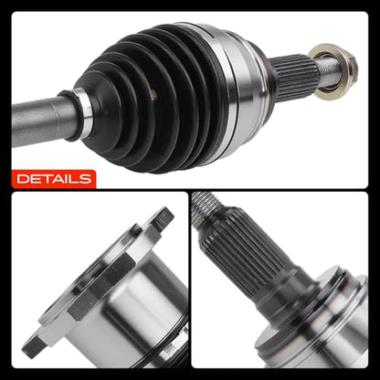 A-Premium Set of 2 Front CV Axle Shaft Assembly - style: Front Driver and Passenger Side