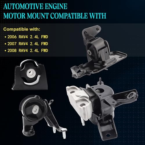Engine Motor Mount for 2006-2008 RAV4 2.4L FWD - size: 2006-2008 RAV4 2.4L