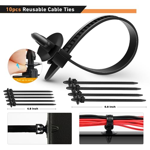GOOACC 935Pcs Car Push Retainer Clips & Auto Fasteners Assortment - color: 830Pcs Clips + Remover