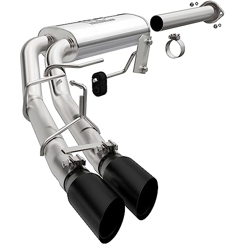 MagnaFlow Performance Cat-Back Exhaust System Kit 19497 - style: Dual Same Side Before Passenger Rear Tire Exit Style