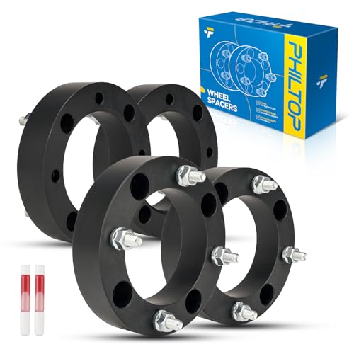PHILTOP 4X137mm Lug-Centric ATV Wheel Spacers 1.5" for KVF360 Prairie 4x4 - color: Black, size: 4X137mm-110mm-M10x1.25-1.5"-4pcs