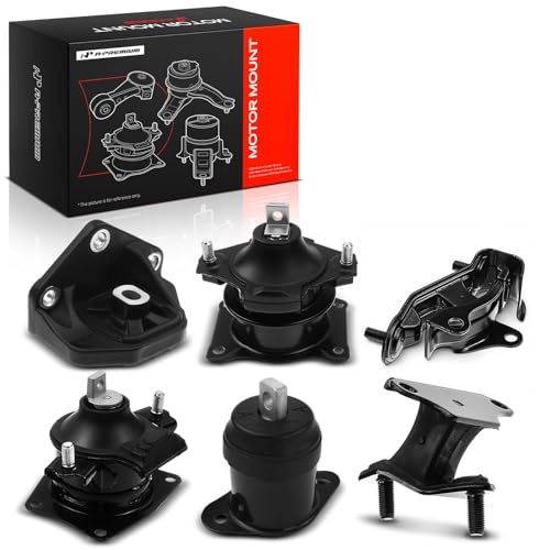 A-Premium Engine Motor Mount and Transmission Mount Kit, Set of 6 - style: 6PCS - Accord 2003-2007 V6 3.0L Automatic