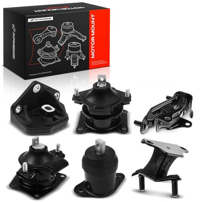 A-Premium Engine Motor Mount and Transmission Mount Kit, Set of 6 - style: 6PCS - Accord 2003-2007 V6 3.0L Automatic