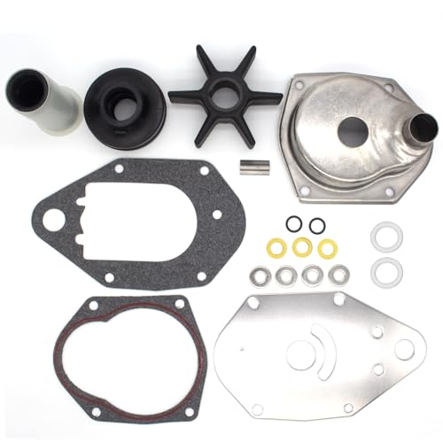 812966A12 Outboard Water Pump Impeller Kit for Mercury Mariner 30-60 HP - size: Mercury & Force 30-75 HP