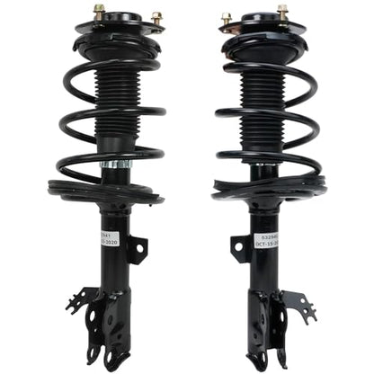 Detroit Axle - 2.5L Front 4pc Steering Knuckles Kit for 12-17 Toyota Camry - size: 4QU48648/ Big strut kit