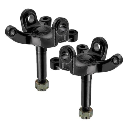 17mm Front Wheel Hub and Steering Knuckle Spindle Kit for Go Kart ATV Quad Buggy Drift Trike Golf Cart UTV, 4-Stud 88mm Wheel Hub Assembly, Heavy-Duty Steel Replacement 70cc 90cc 110cc 125cc 150cc