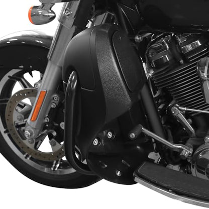 XFMT Lower Fairing Motorcycle Lower Vented Leg Fairing with Glove Box Fit For 2014-2024 Harley Touring Air-Cooled Road King Street Glide Electra Glide Ultra Classic, Matte Black - color: Matte Black For Harley Touring '14-Later
