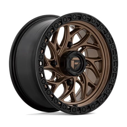 Fuel UTV D777 15X10 4X137 BRZ BLK-RING 00MM - D7771500A655