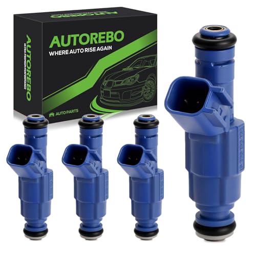 Fuel Injectors FJ930 Set of 4 Compatible with Ford Escape Focus Mercury Mariner L4 2.3L 2005 2006 2007 2008# Replace 3M6Z9F593BA 0280156162 3M6G-BA CM-5086 CM5086 - size: 930