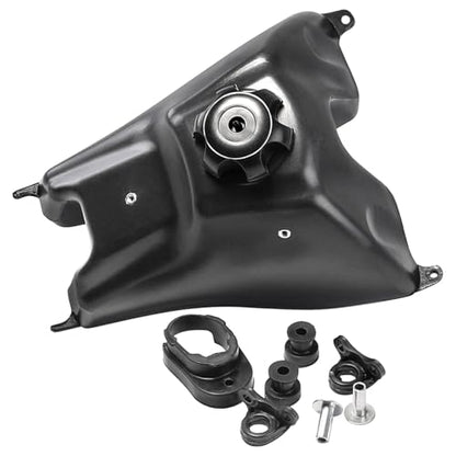 CRF70 Plastic Kit CRF 70 Plastic Fender Kit Plastic Fairing Kit & Graphics Decals & Seat & Fuel Tank Motorcycle Fairing Body Work Kit for CRF70F SSR Thumpstar 140cc Pit Dirt Bike (Black) - color: Black