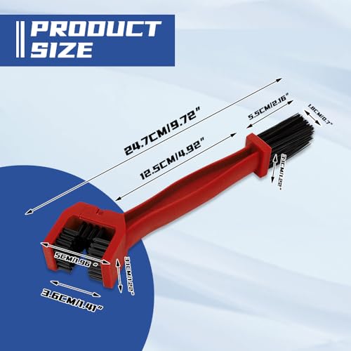 2PCS Bike or Motorcycle Chain Washer, Red