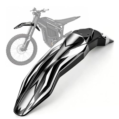 Stylish Sticker Design Motorcycle Front Fender for Talaria - color: Black with Graphics Sticker