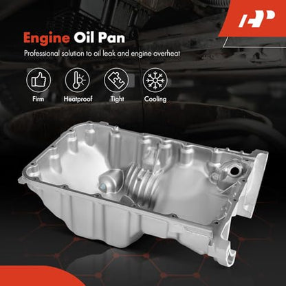 A-Premium Engine Oil Pan Sump with Drain Plug