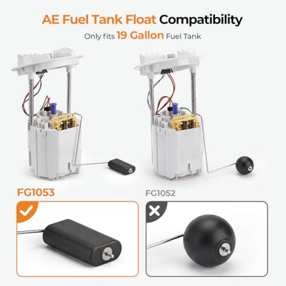 AutoExact Fuel Pump Assembly Compatible with 2005-2016 Chrysler 300 Dodge Charger Challenger Magnum 2.7L 3.5L 3.6L 5.7L, with sending unit fuel Replaces E7192M P76609M - size: 06-16 Chrysler/Charger/Challenger Left