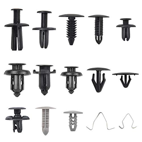 OTUAYAUTO 500PCS Universal Car Clips, Plastic Car Fasteners - size: 500PCS 39 Sizes Clips for Ford