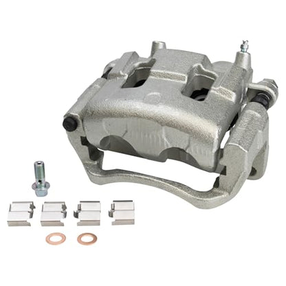 TRQ Front Left Brake Caliper w/Bracket Drivers Side - style: CLA31866