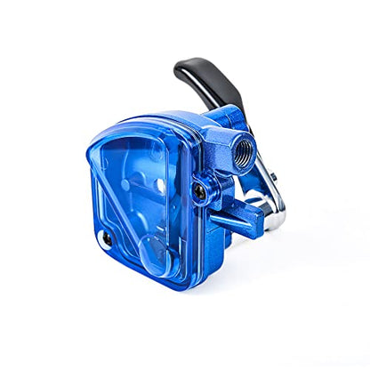 PUCKY New 7/8'' 22mm Thumb Throttle Cable Accelerator Handle Assembly for 50cc 70cc 90cc 110cc 125cc 250cc ATV Quad Go Kart TaoTao Pit Bike (Blue) - color: Blue