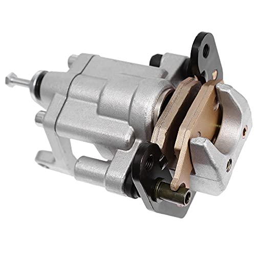 Hoypeyfiy Rear Brake Caliper With Pads replacement For Yamaha UTV Rhino 660 YXR660 4x4 2004-2007, replacement for Rhino 450 2006-2009