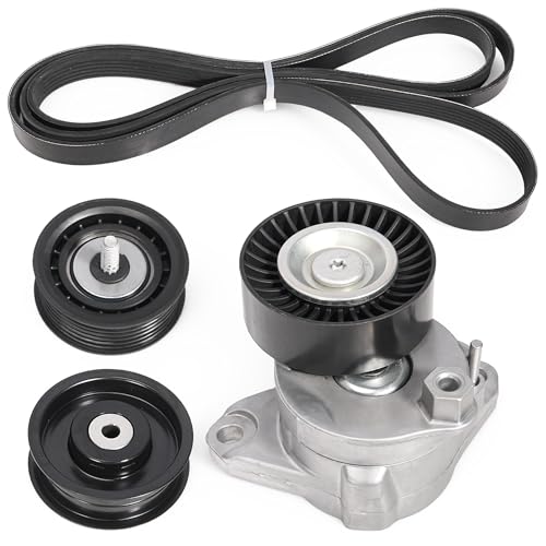 Belt Tensioner and Idler Pulley Serpentine Belt kit - size: for C300/E350/ML350 2006-2011