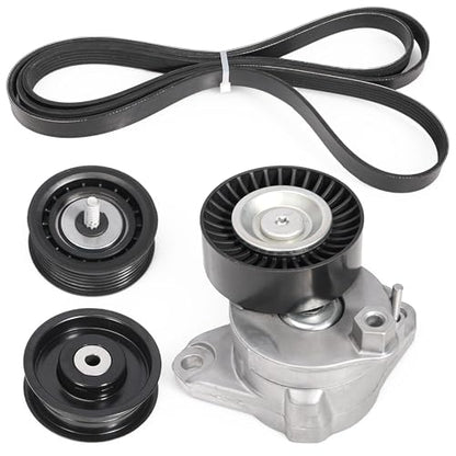 Belt Tensioner and Idler Pulley Serpentine Belt kit - size: for C300/E350/ML350 2006-2011