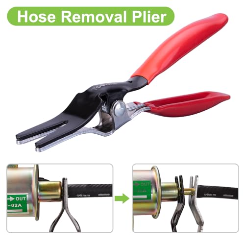 Toolwiz Automobile Hose Removal Pliers, Auto Fuel, and Vacuum Line Tube Hose Remover Pliers, Separator Tools Pipe Repairing Tool for Marine, Oil, Hosepipes Vehicle - style: 1 Pack