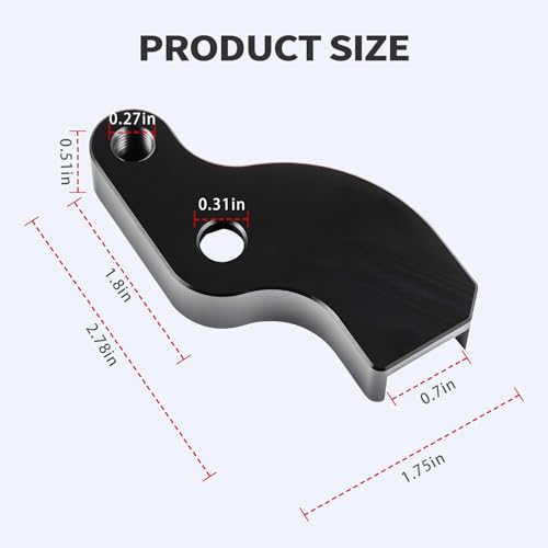 Ez Shift Neutral Gear Assist Kit Fit for Harley '17-Late M8 Touring and '18-Late M8 Softail, Black - color: Black, style: 1pc for M8