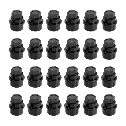 Car Wheel Lug Nut Covers, 24PCS Dustproof Vehicle Tire Hub Screw Exterior Protection, OEM# 15646250 Auto Lug Nut Cap Decoration Replacement, Compatible with Savana Escalade Yukon