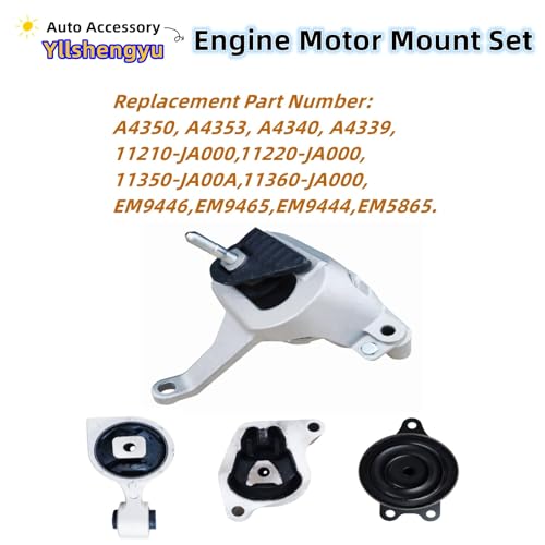 Engine Motor Mount Kit for Nissan Altima 2007-2017 2.5L - size: Nissan Altima 2007-2017 2.5L