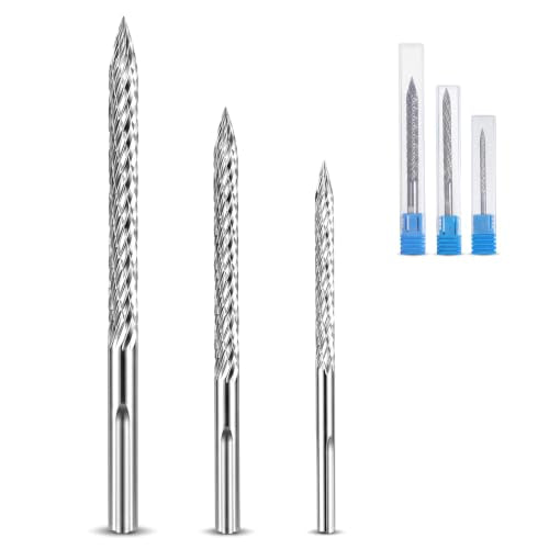 Tire Repair Tools, 3Pcs Tire Reamer Drill Bit Tungsten Steel Drill Bit