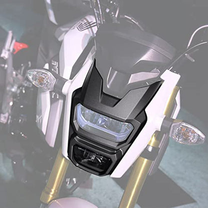 Mokuo Motorcycle Black ABS Bodywork Headlight Cover Fit For Honda Grom Msx125 SF 2016-2020 Fairings Kit Parts - style: Head Light Cover