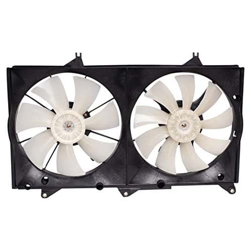 TRQ Radiator Dual Cooling Fan Assembly - style: RFA80453