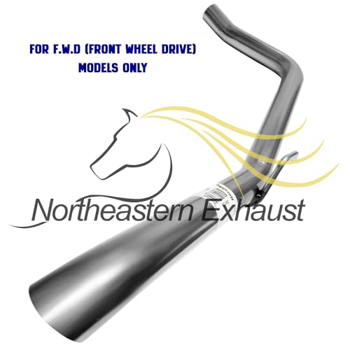 Northeastern Exhaust | Stainless Steel Exhaust Muffler & Tail Pipe Exhaust System Kit Compatible for 2004-2006 Toyota Sienna 3.3L | Free Gasket and Clamp Included | Automotive Replacement Part