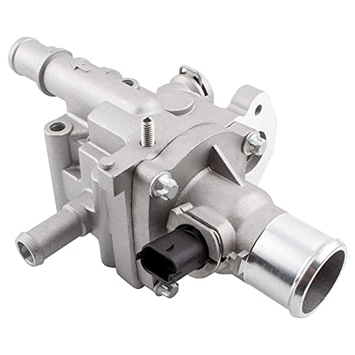 BOXI Engine Coolant Thermostat Housing Aluminum Thermostats Kit Compatible for 2011-2015 for Chevrolet Cruze 2012-2017 Trax 2013-2020 Sonic 1.8L 1.6L / 25192228 55575048 902-033