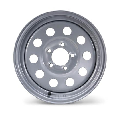 Free Country Trailer Tire Wheel ST205/75R14 8-Ply D 105N w/5X4.5 Silver Mod - size: ST205/75R14