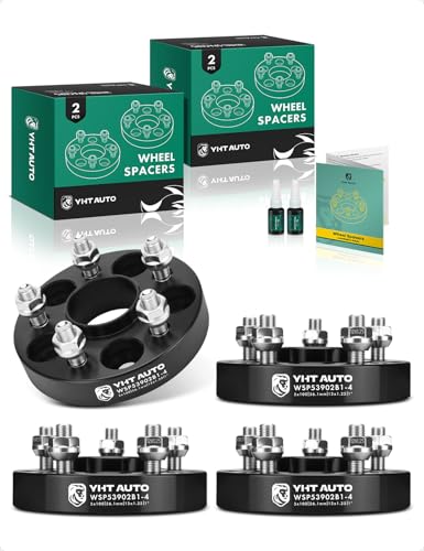 YHTAUTO 5x100 Hub Centric Wheel Spacers 1 Inch for Saab, Subaru, Toyota - size: 1 Inch Thickness, style: 4 PCS