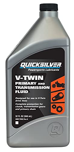 Quicksilver 8M0175742 V-Twin Primary Chaincase and Transmission Fluid, 1 Quart
