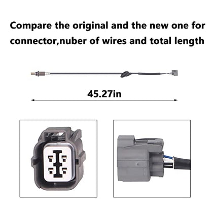 234-4797 O2 Oxygen Sensor Air Fuel Ratio Downstream - size: D234-4797
